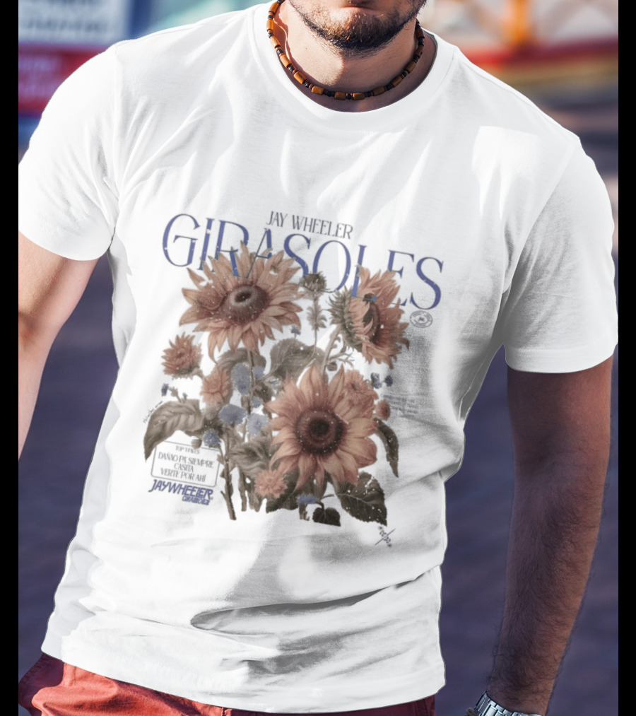 Jay Wheeler Girasoles Sunflowers Botanical T-Shirt