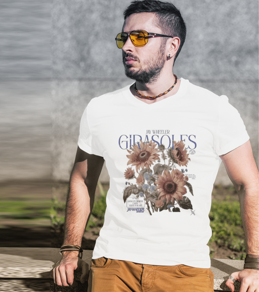 Jay Wheeler Girasoles Sunflowers Botanical T-Shirt
