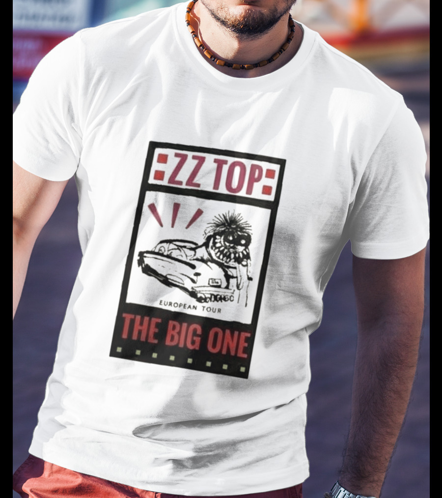 ZZ Top The Big One European Tour Poble Espanyol Barcelona Spain July 19 2026 T-Shirt