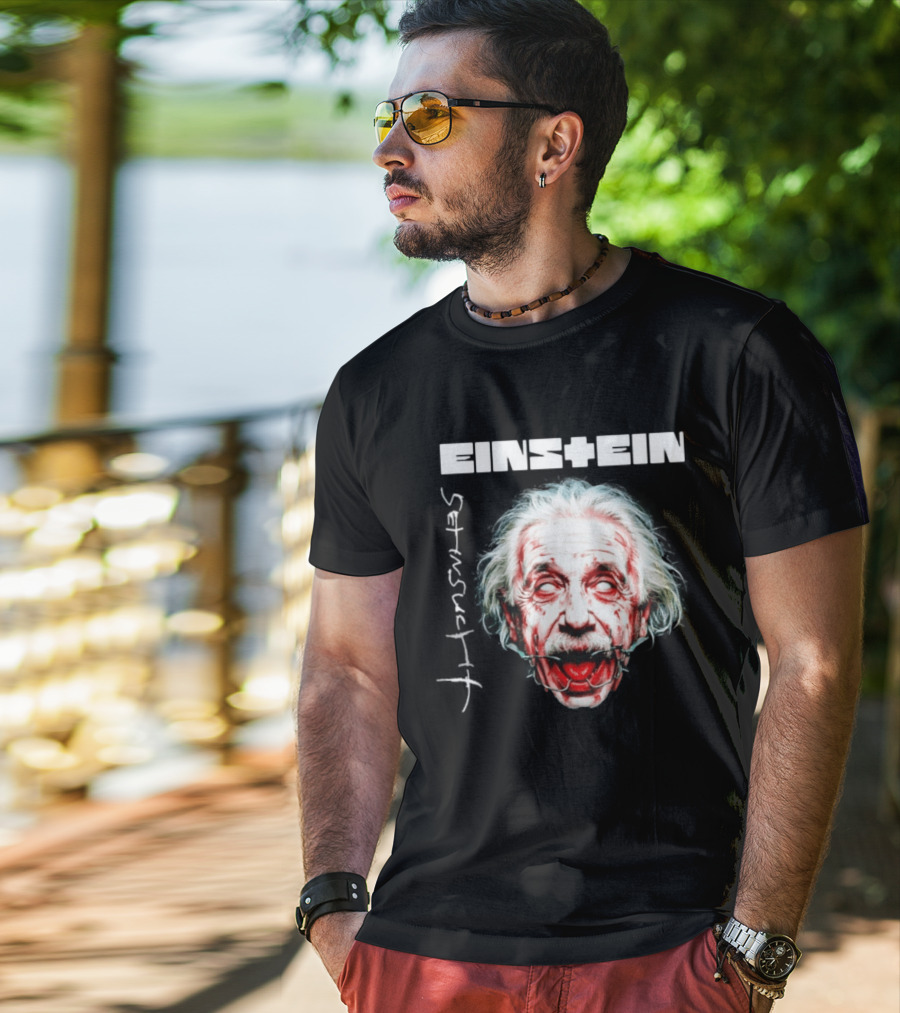 Eins+Ein Sehnsucht Albert Einstein Rammstein T-Shirt