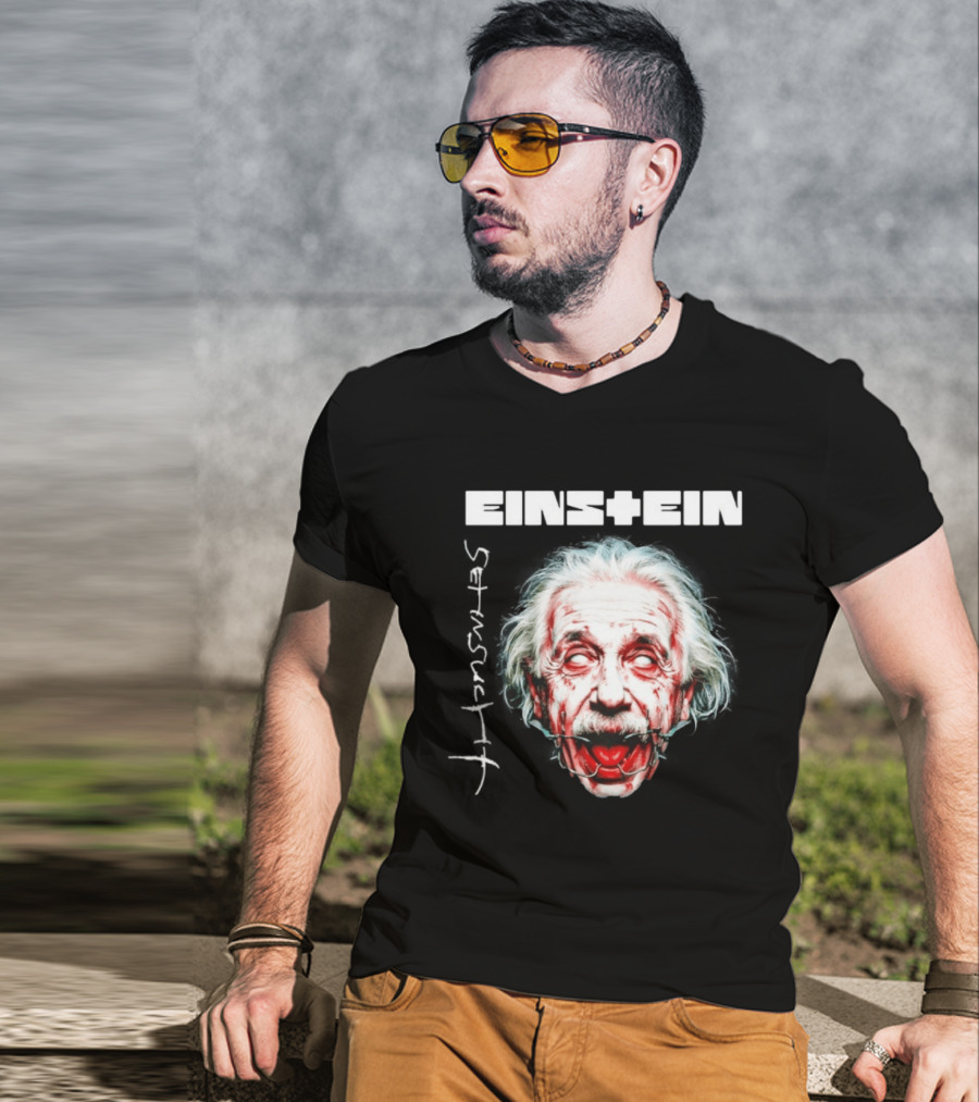Eins+Ein Sehnsucht Albert Einstein Rammstein T-Shirt