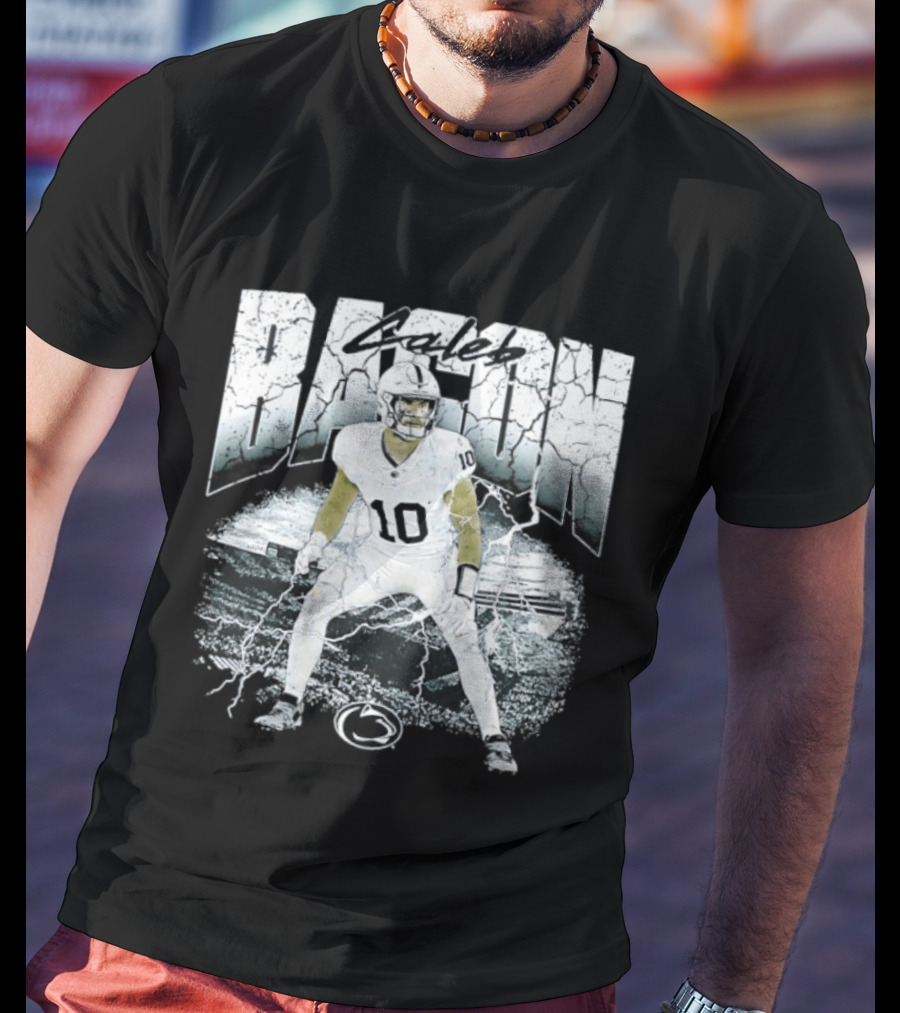 Caleb Bacon 10 Penn State Nittany Lions NCAA Football Player T-Shirt