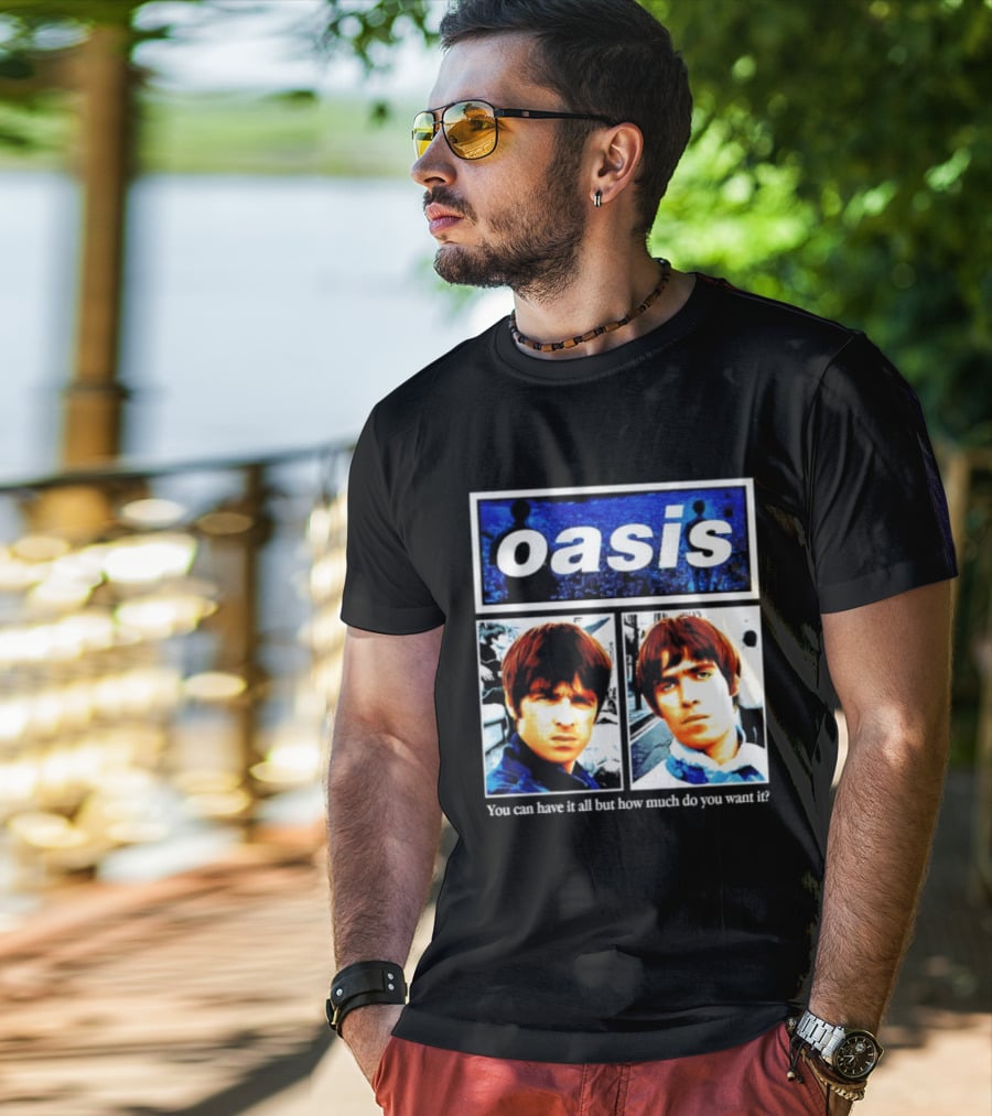 Oasis You Can Have It All But How Much Do You Want It Music Band T-Shirt