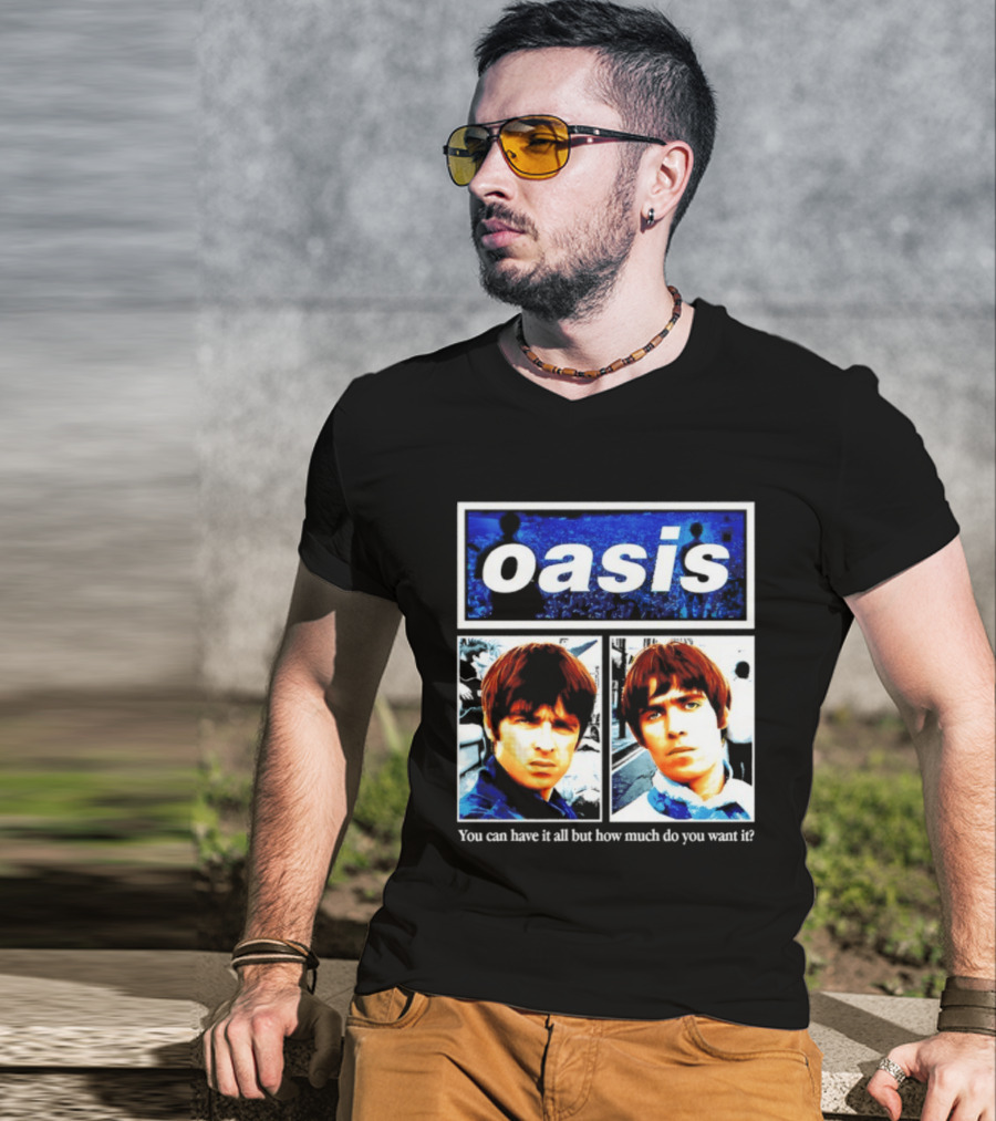 Oasis You Can Have It All But How Much Do You Want It Music Band T-Shirt