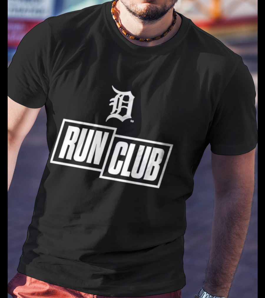 Detroit Tigers D Logo Run Club 2026 T-Shirt