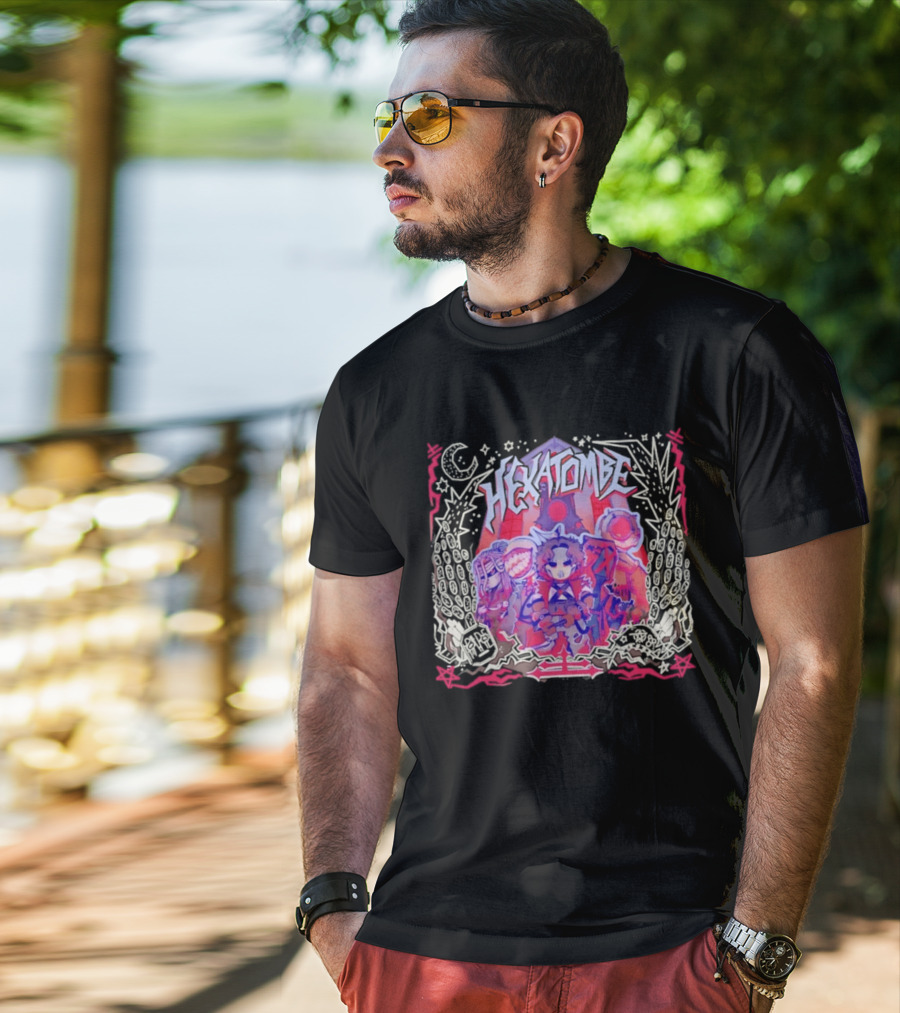 Hexatombe Paranormal Ordem Anime Characters Celestial T-Shirt