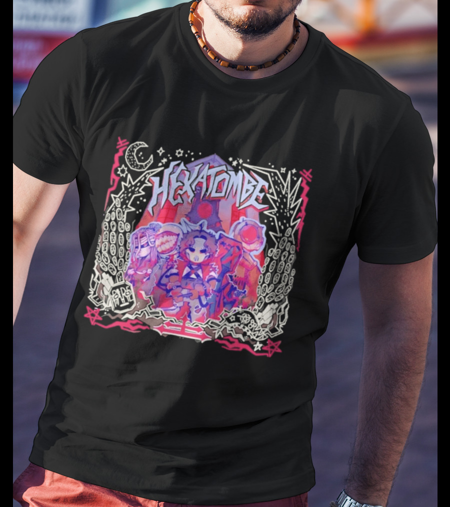 Hexatombe Paranormal Ordem Anime Characters Celestial T-Shirt