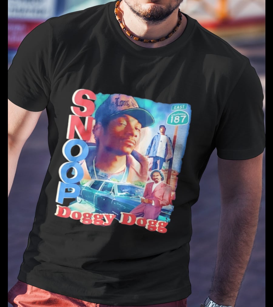 Snoop Doggy Dogg East California 187 Vintage Style Urban Fashion T-Shirt