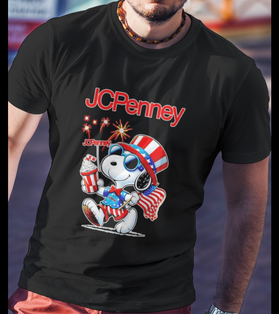 JCPenney Snoopy America 1776 2026 250th Anniversary Celebration T-Shirt