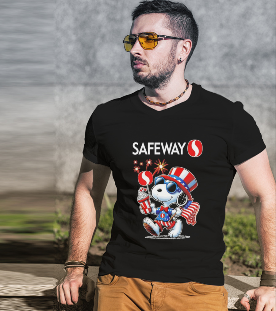 Snoopy Safeway 250th Anniversary 1776 2026 America Celebration T-Shirt