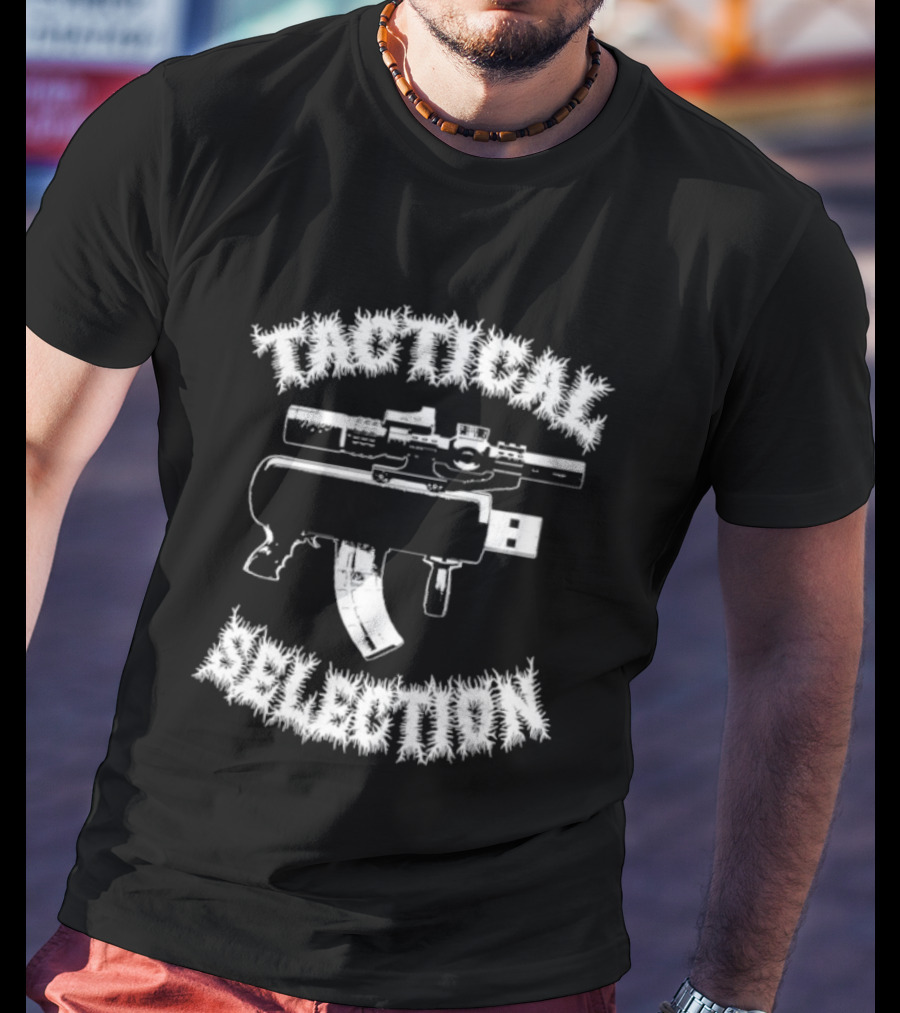 Tactical Selection USB Gun Novelty Concept T-Shirt