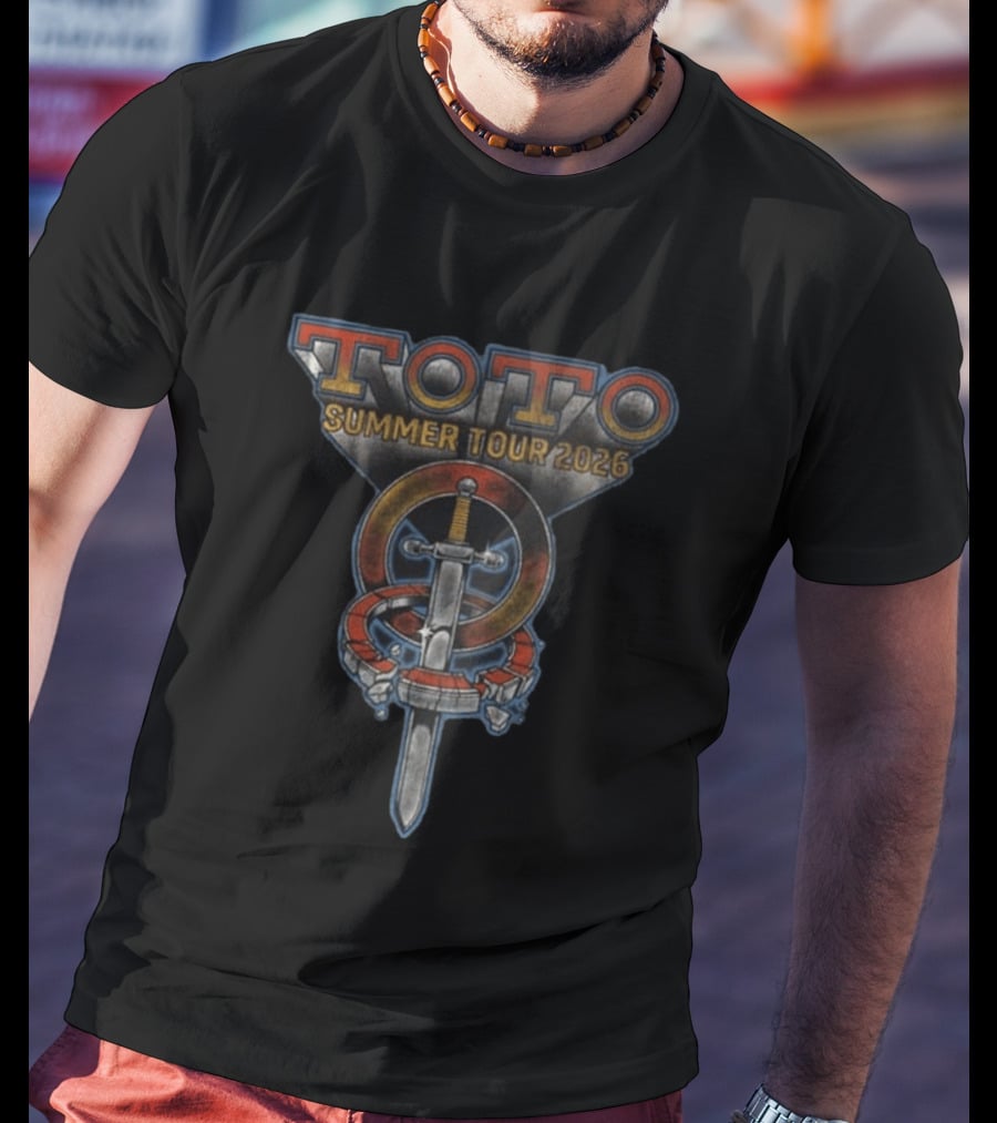 Toto Summer Tour 2026 Sword And Rings T-Shirt