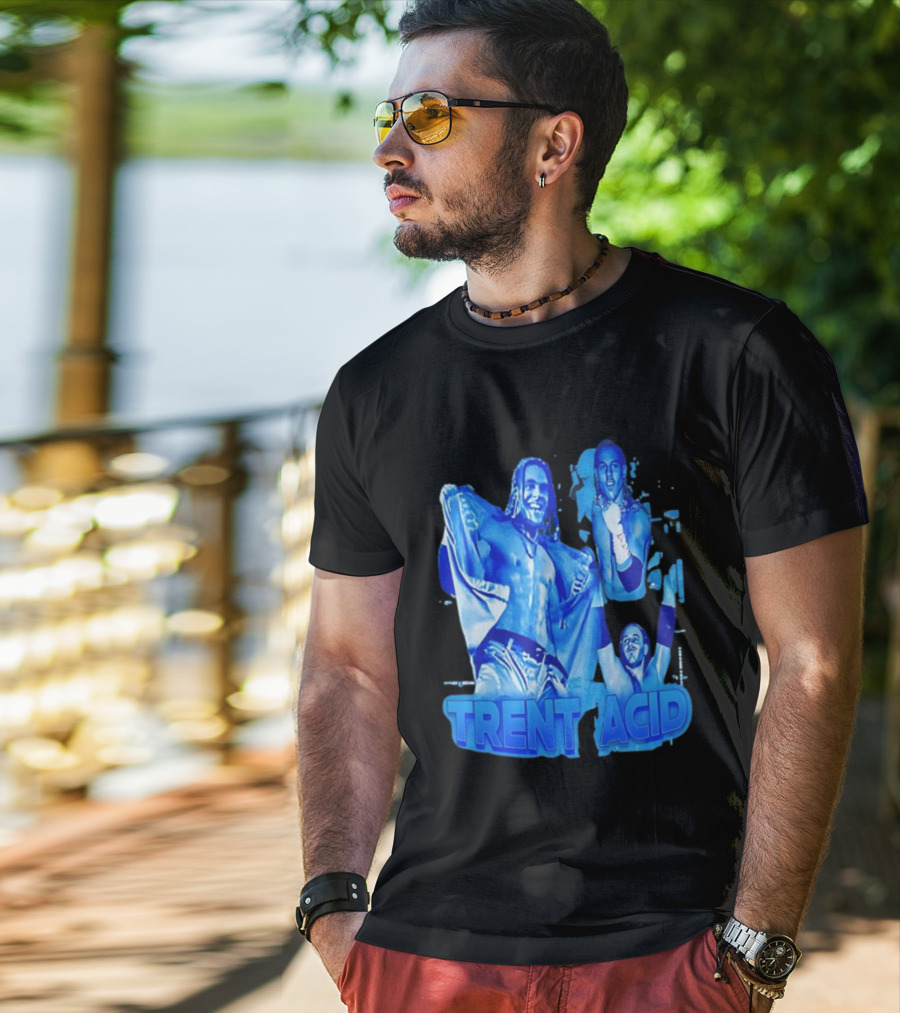 Trent Acid Wrestling Legend Blue Collage без буквы T-Shirt