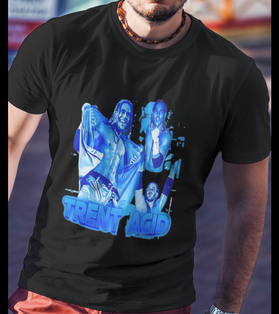 Trent Acid Wrestling Legend Blue Collage без буквы T-Shirt