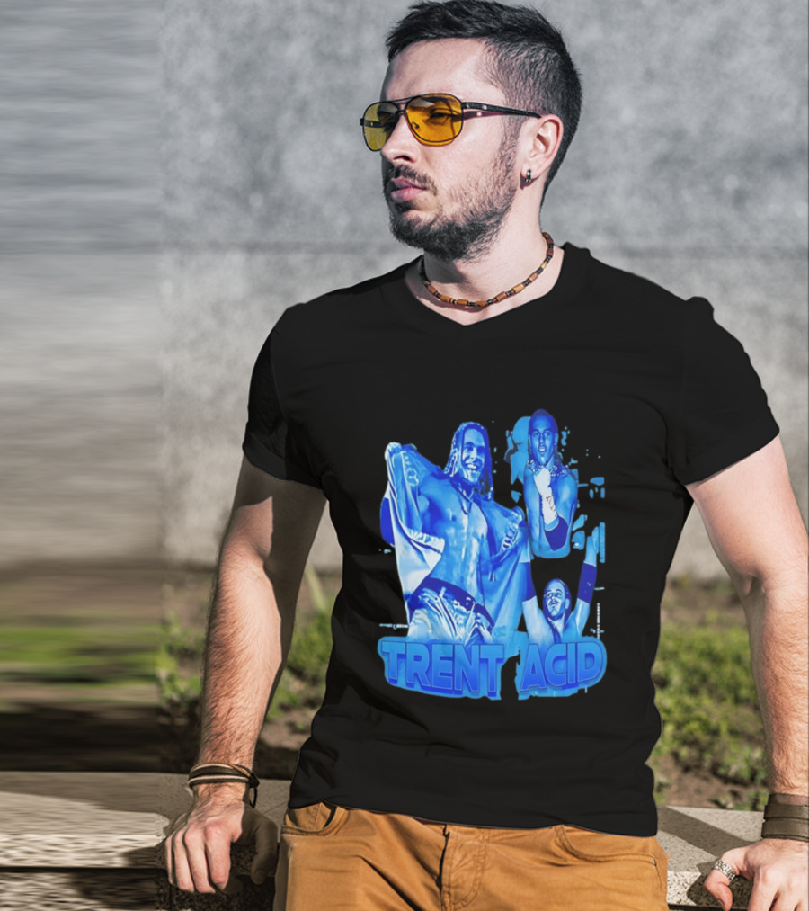 Trent Acid Wrestling Legend Blue Collage без буквы T-Shirt