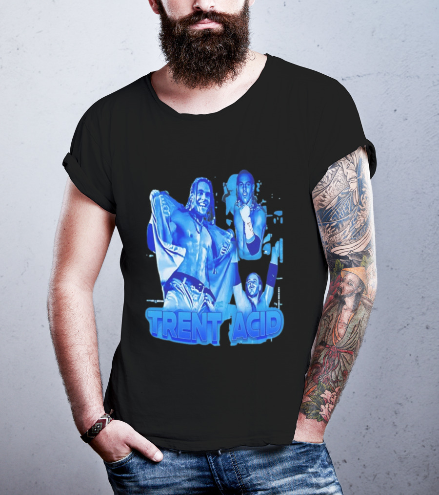 Trent Acid Wrestling Legend Blue Collage без буквы T-Shirt