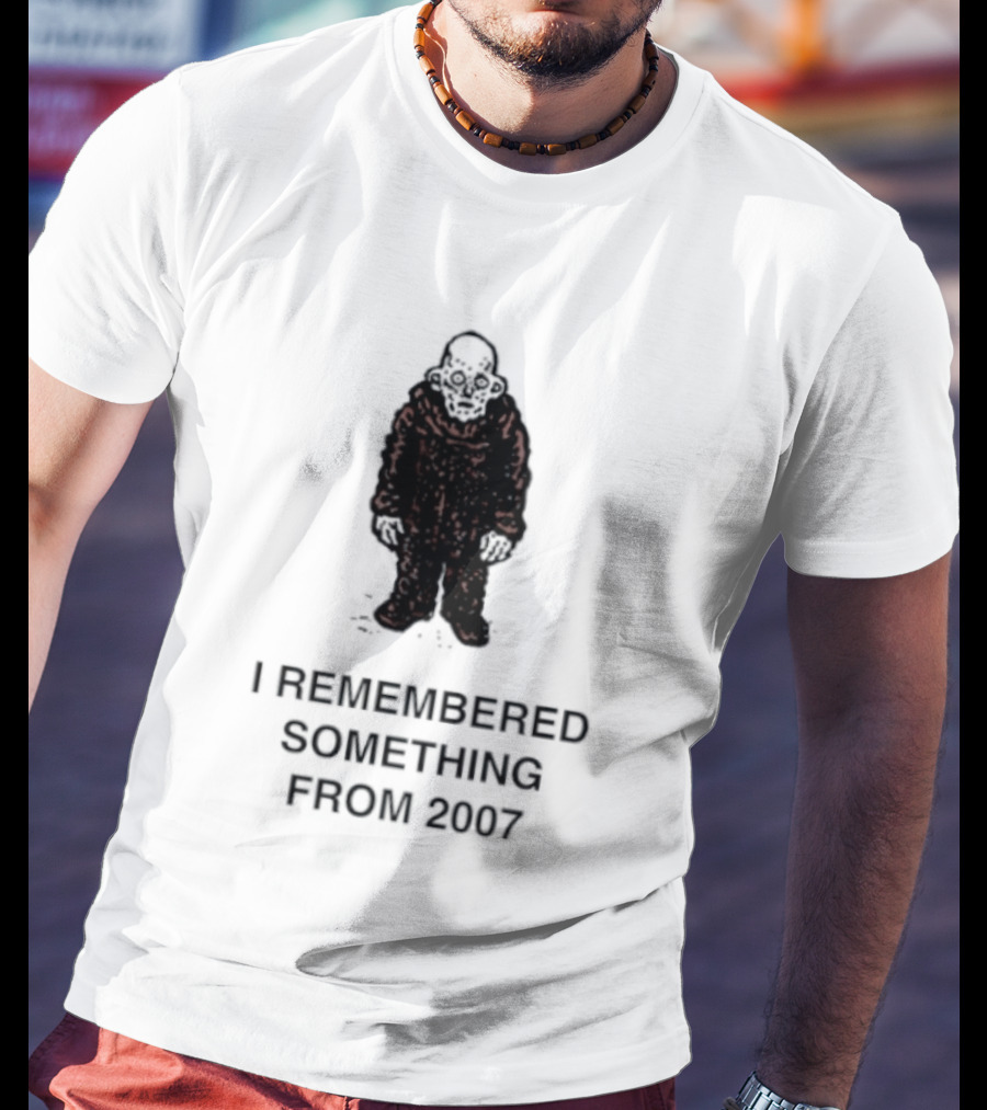 I Remembered Something From 2007 Silhouette Nostalgia T-Shirt