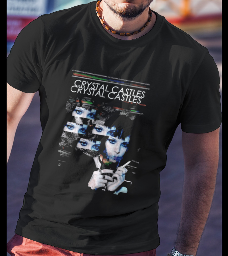 Crystal Castles Alice Glass Glitch T-Shirt