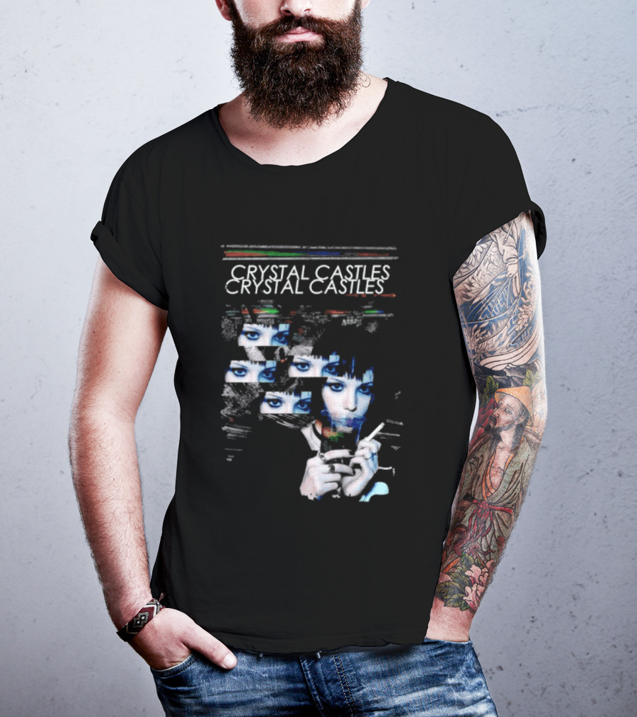Crystal Castles Alice Glass Glitch T-Shirt