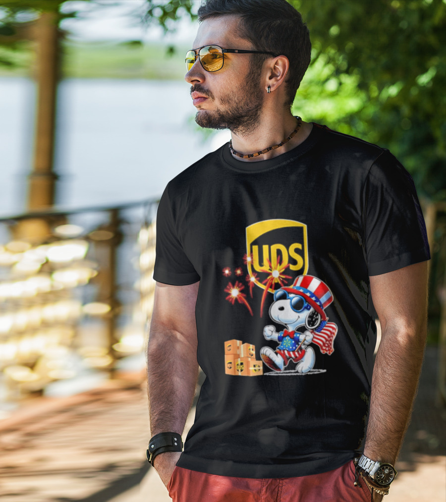 Snoopy UPS 250th Anniversary America 1776 2026 Celebration T-Shirt