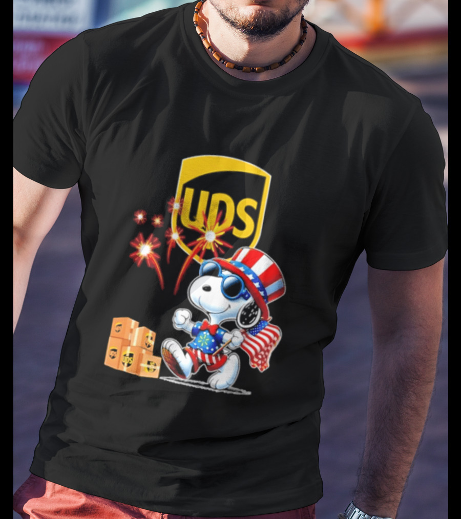 Snoopy UPS 250th Anniversary America 1776 2026 Celebration T-Shirt