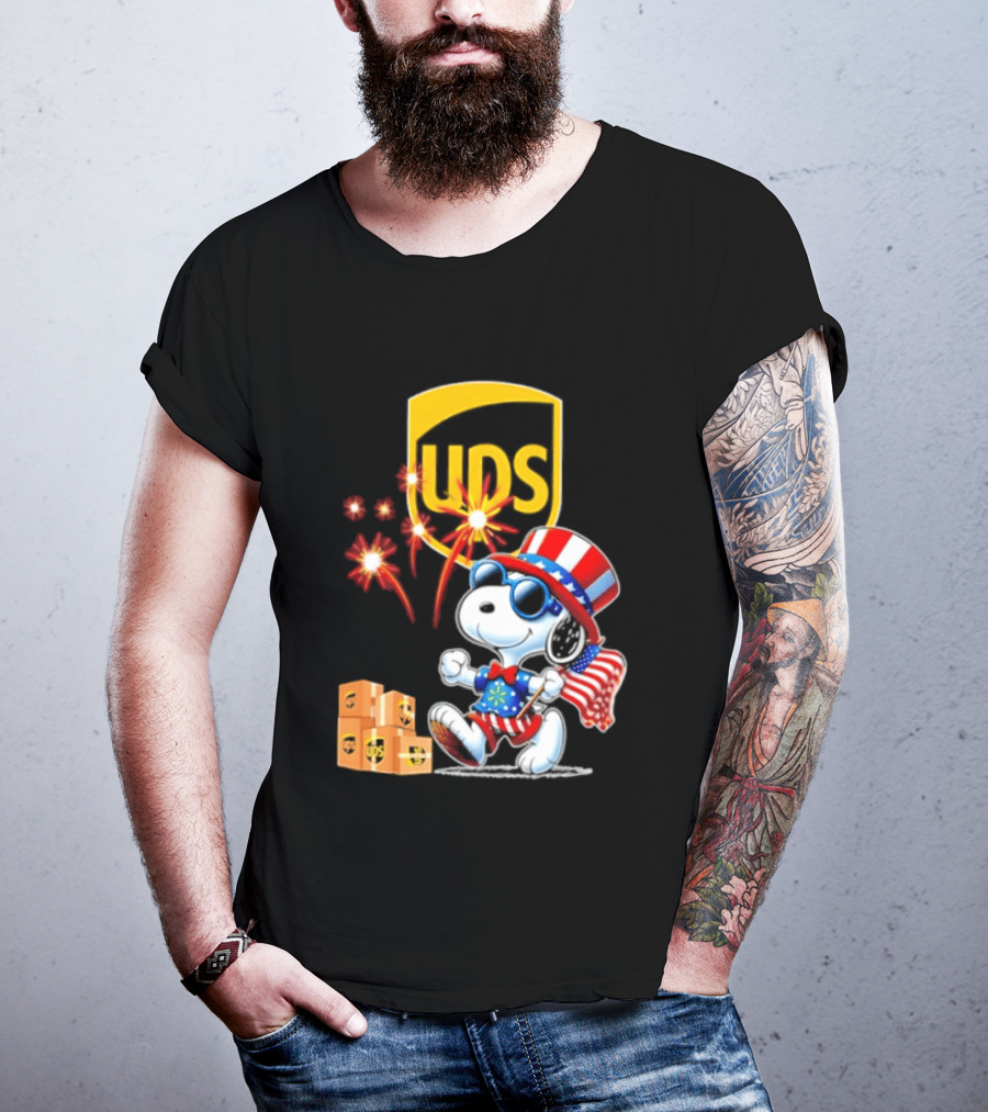 Snoopy UPS 250th Anniversary America 1776 2026 Celebration T-Shirt