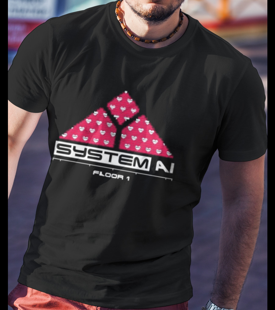 System AI Floor 1 Triangular Heart T-Shirt