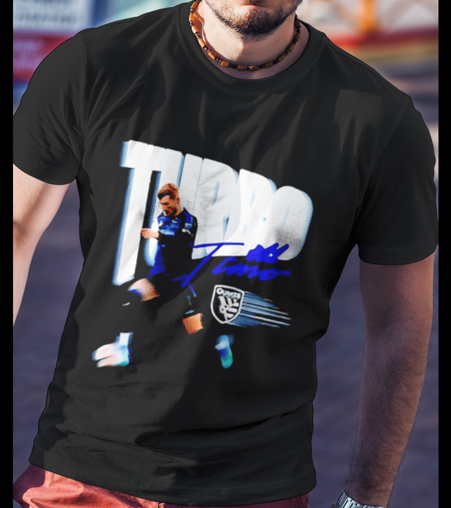 Turbo Timo San Jose Earthquakes Soccer Player Promotion T-Shirt