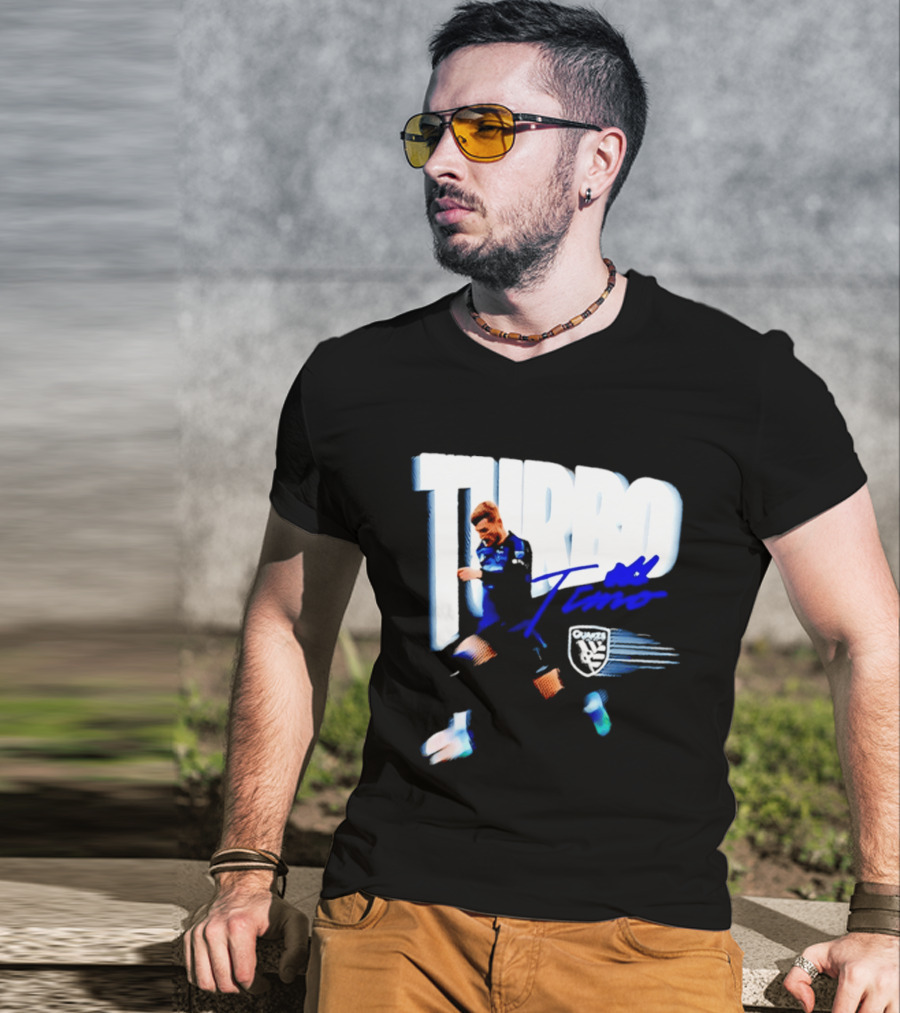 Turbo Timo San Jose Earthquakes Soccer Player Promotion T-Shirt