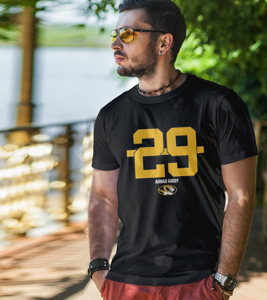 Ahmad Hardy 29 Missouri Tigers NCAA Football T-Shirt