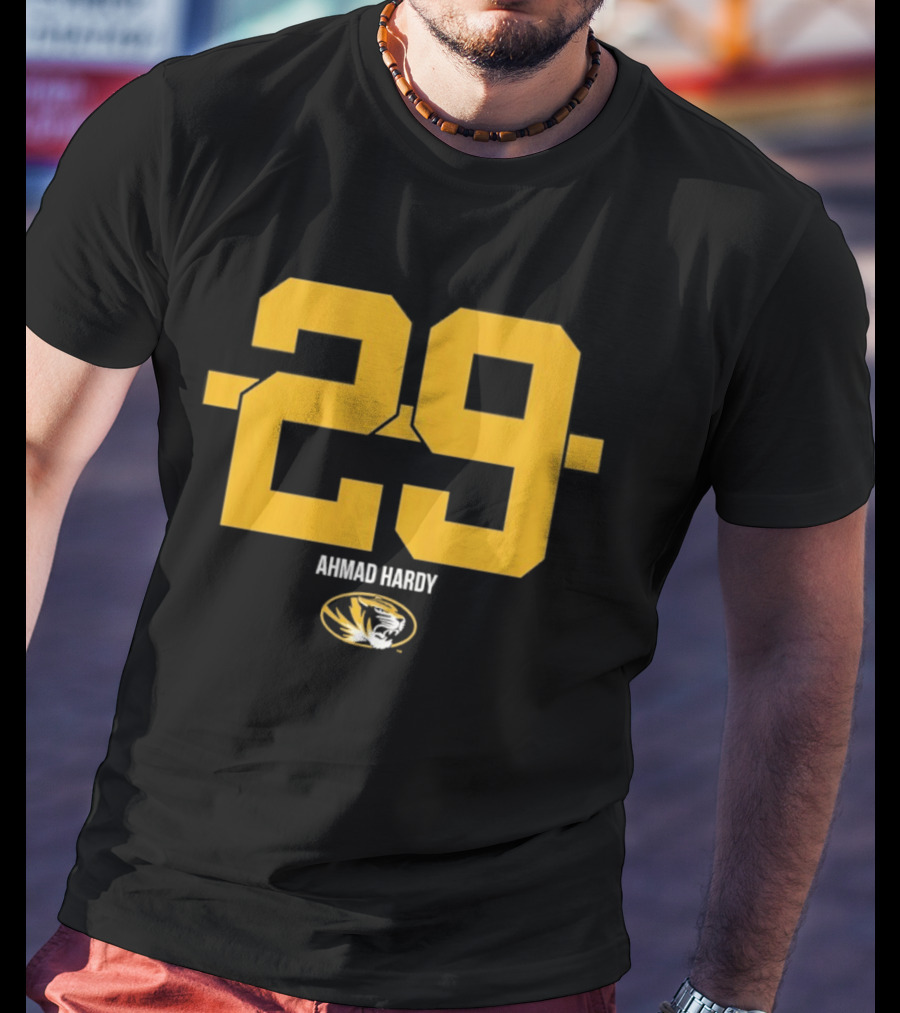 Ahmad Hardy 29 Missouri Tigers NCAA Football T-Shirt