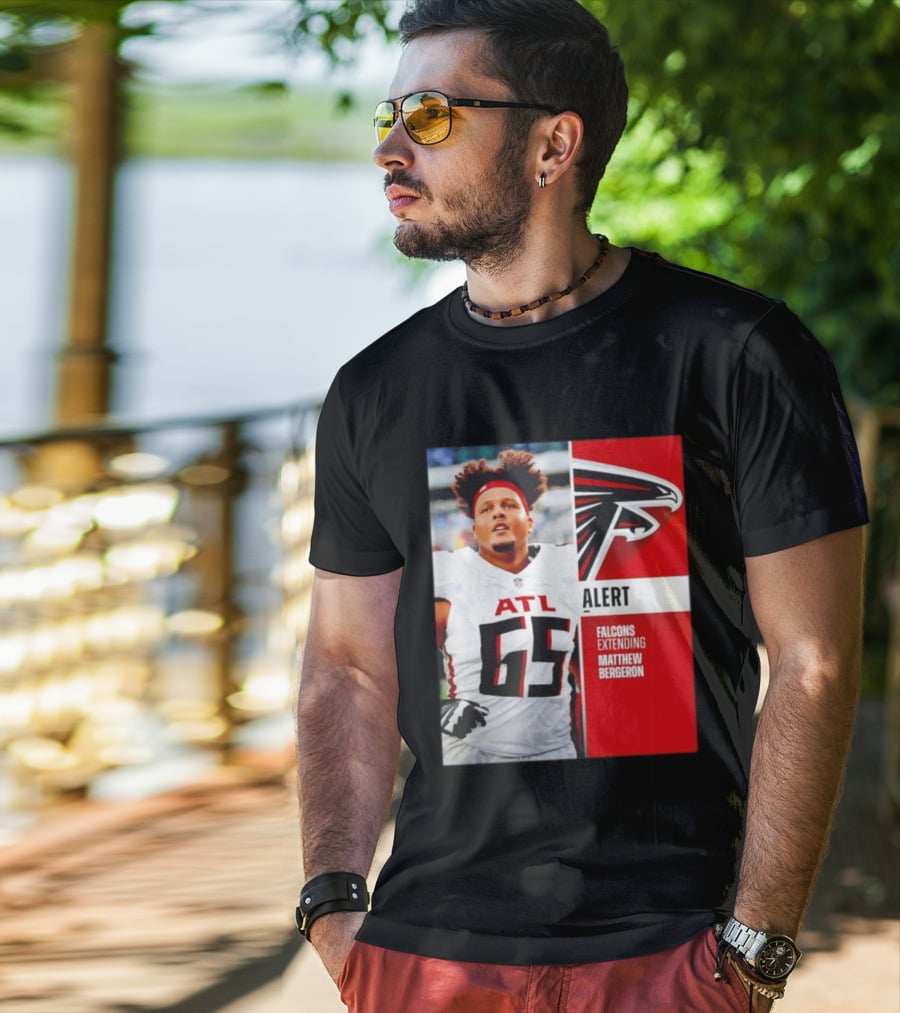 Atlanta Alert Falcons Extending Matthew Bergeron 2026 Season T-Shirt