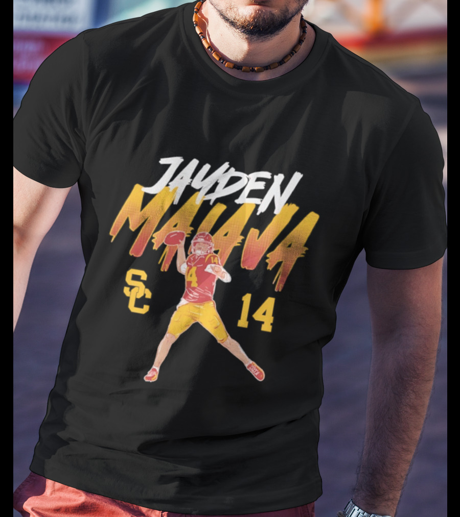 Jayden Maiava 14 USC Trojans Football SC 14 T-Shirt