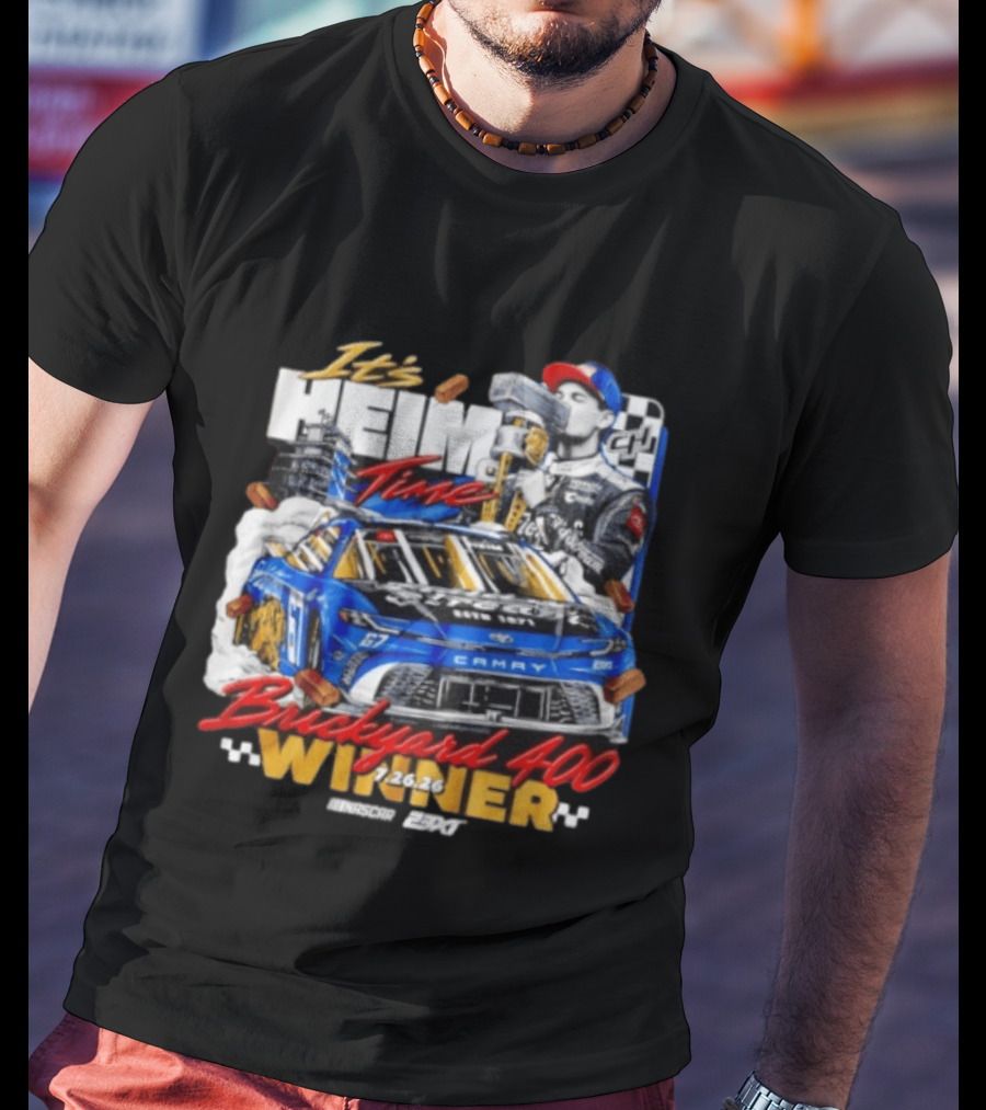 Heim Time Corey Heim 23XI Racing Brickyard 400 Winner 2026 T-Shirt