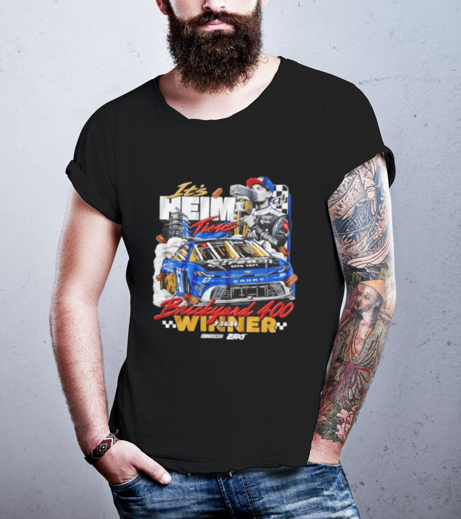 Heim Time Corey Heim 23XI Racing Brickyard 400 Winner 2026 T-Shirt