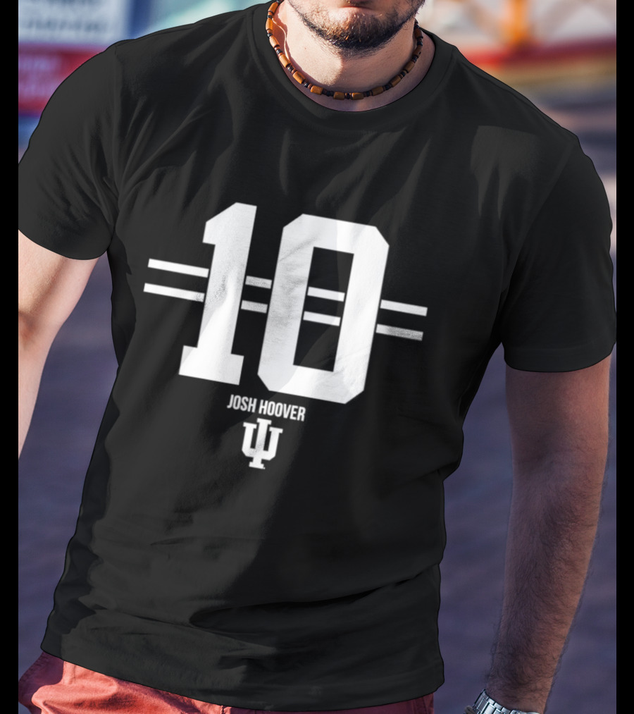 Josh Hoover 10 Indiana Hoosiers NCAA Football IU T-Shirt