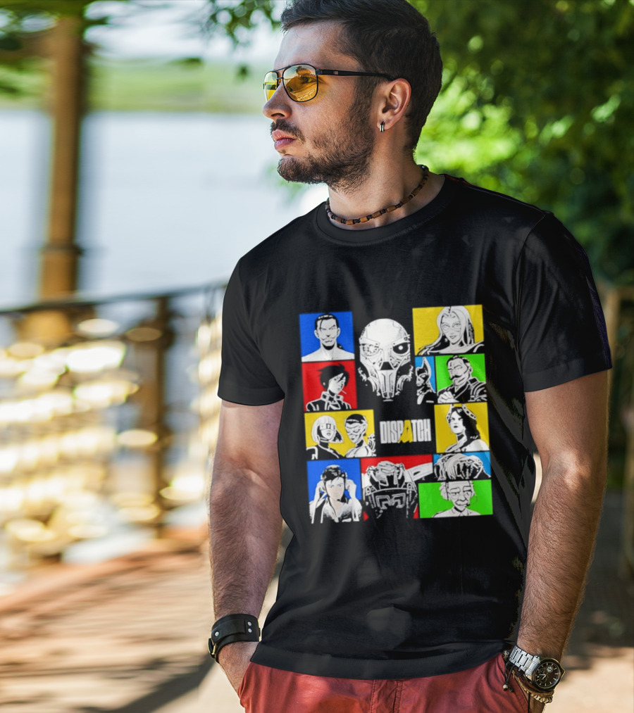 Blizzard Entertainment Over Hero Ensemble Characters T-Shirt