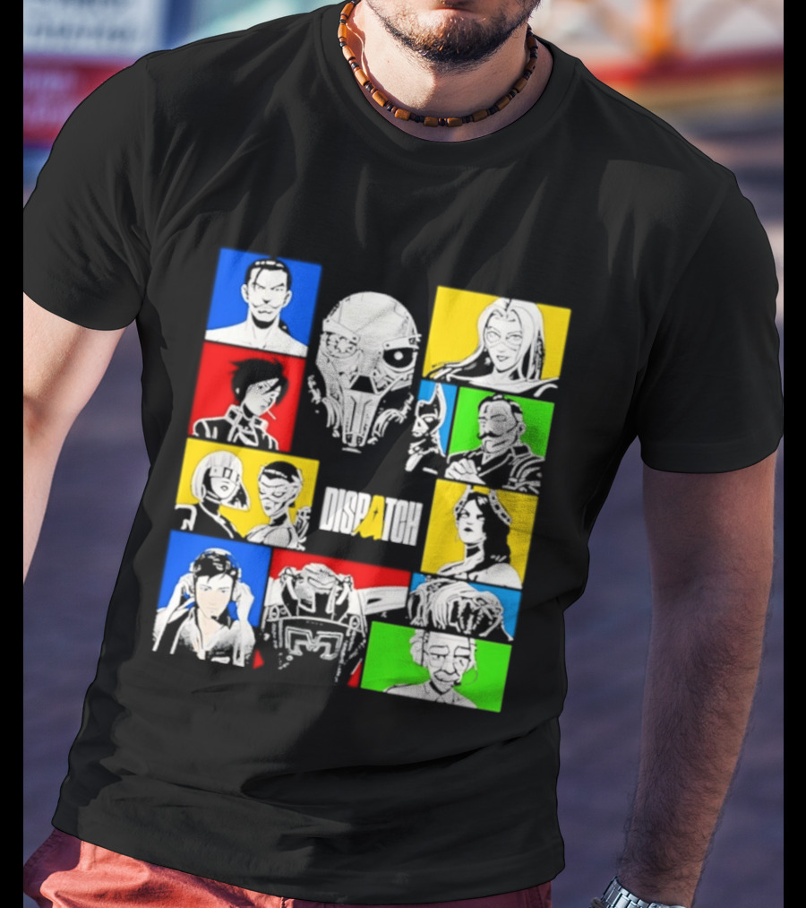 Blizzard Entertainment Over Hero Ensemble Characters T-Shirt