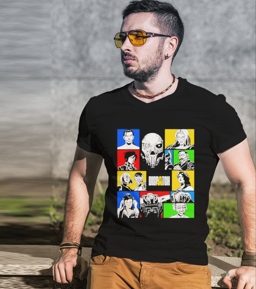 Blizzard Entertainment Over Hero Ensemble Characters T-Shirt