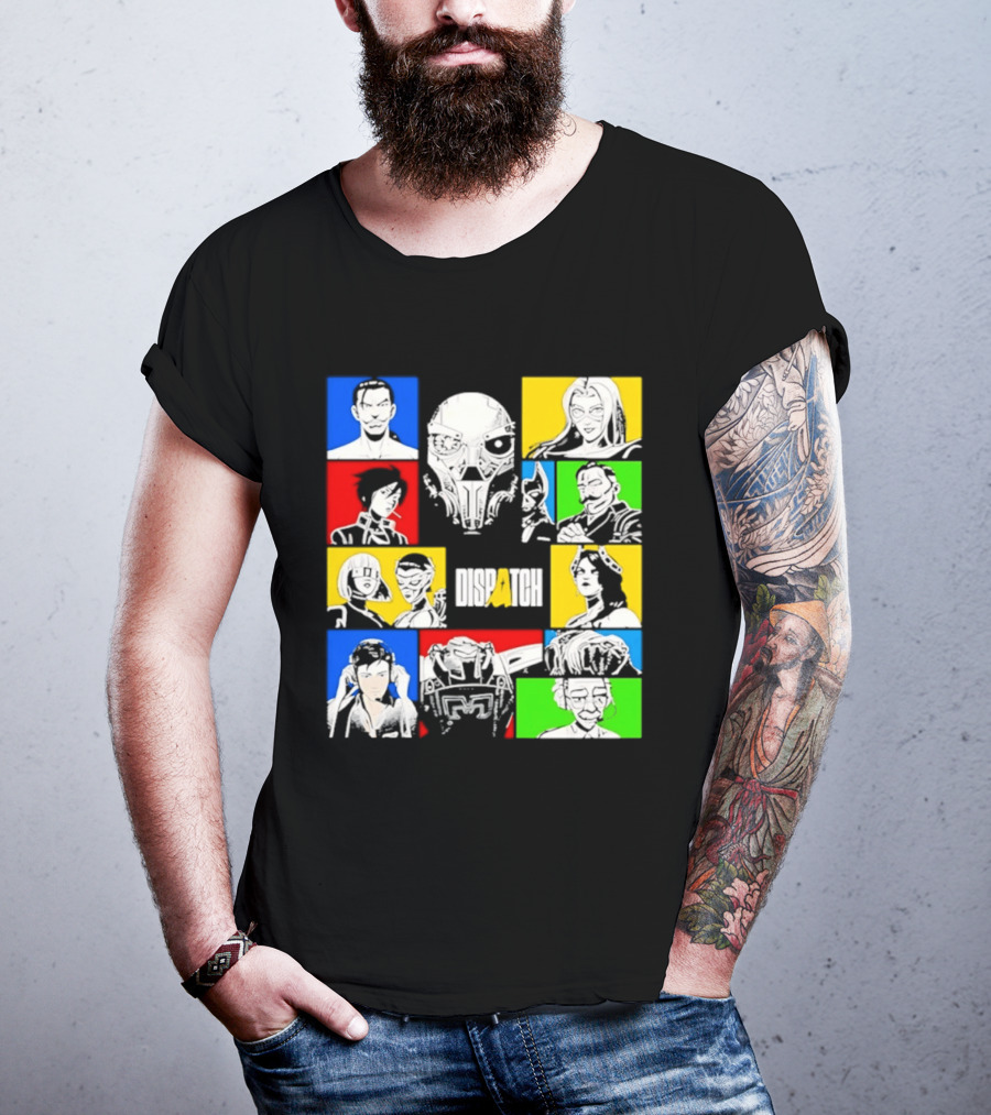 Blizzard Entertainment Over Hero Ensemble Characters T-Shirt