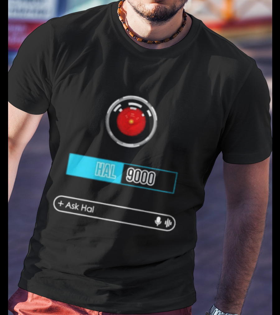 HAL 9000 Interface Ask Hal 2001 A Space Odyssey T-Shirt