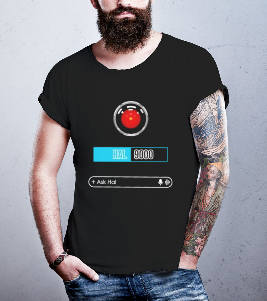 HAL 9000 Interface Ask Hal 2001 A Space Odyssey T-Shirt