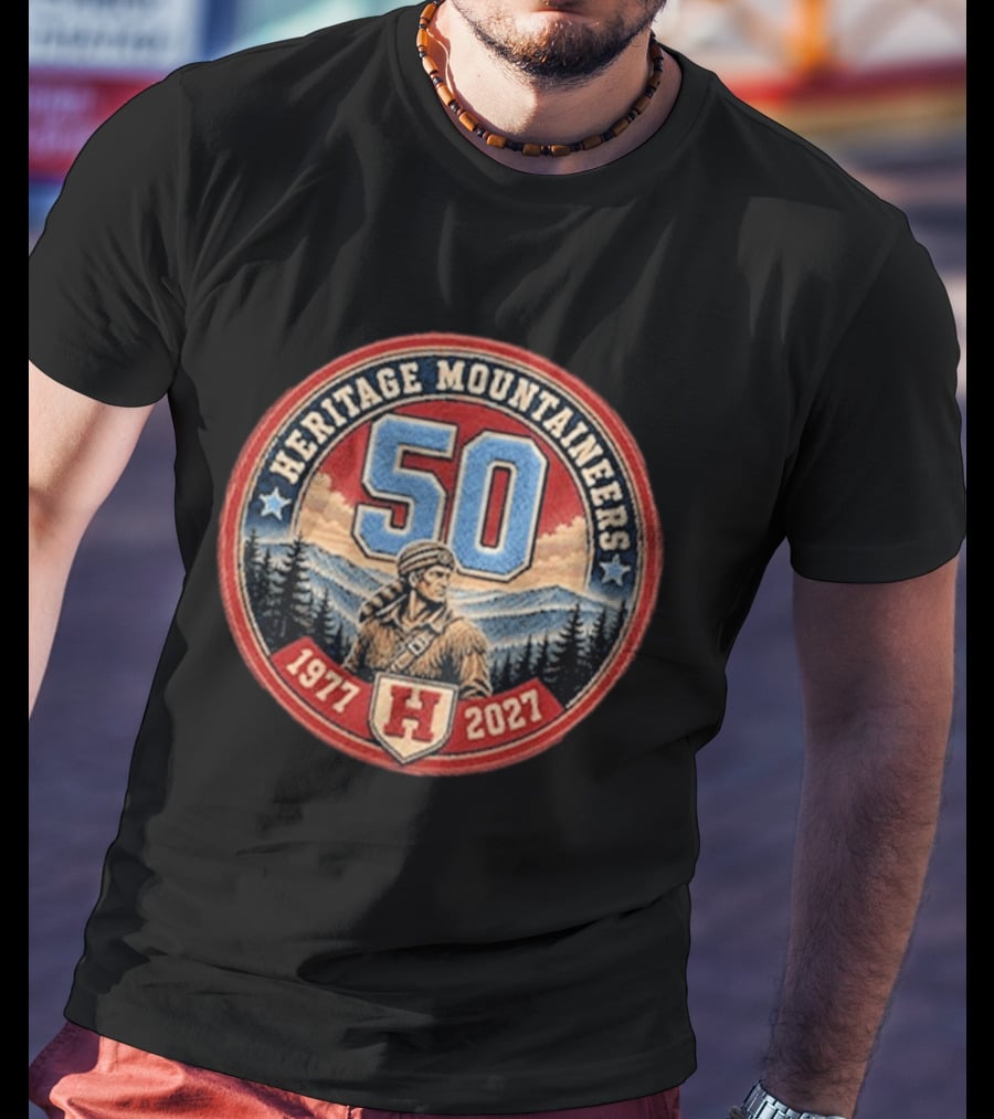 Heritage Mountaineers 50 1977 2027 Anniversary T-Shirt