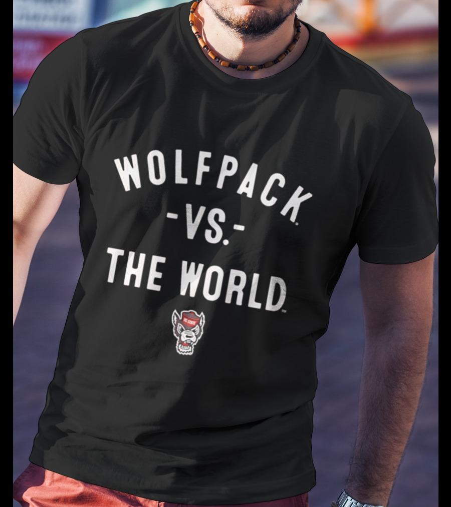 NC State Wolfpack Vs The World 2026 NCAA Season T-Shirt