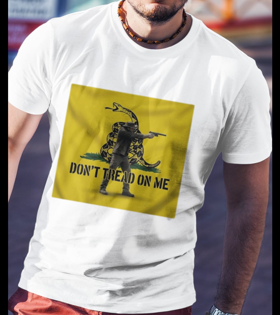 Jordan Salinas Don't Tread On Me Gadsden Flag Cowboy Gun T-Shirt