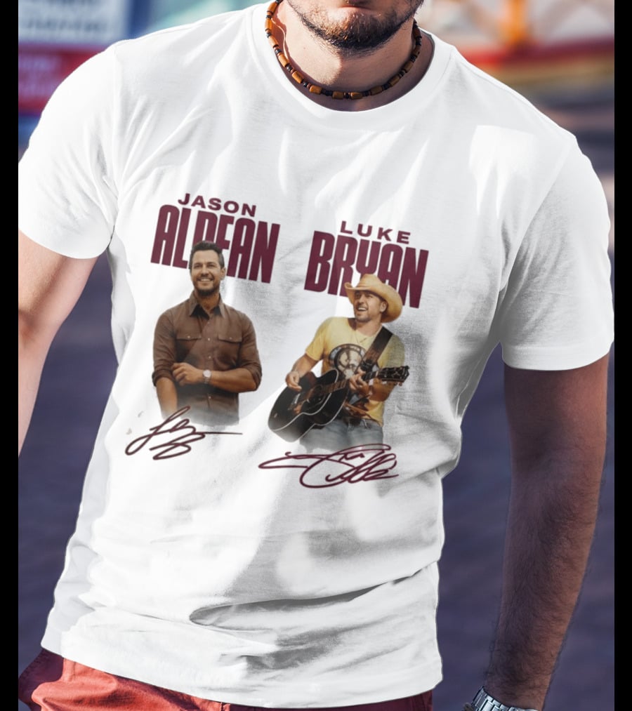 Montana Grizzlies Jason Aldean Luke Bryan Collaboration T-Shirt