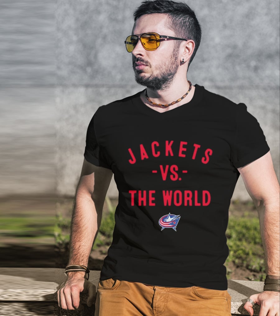 Jackets Vs The World Columbus Blue Jackets NHL 2026 T-Shirt
