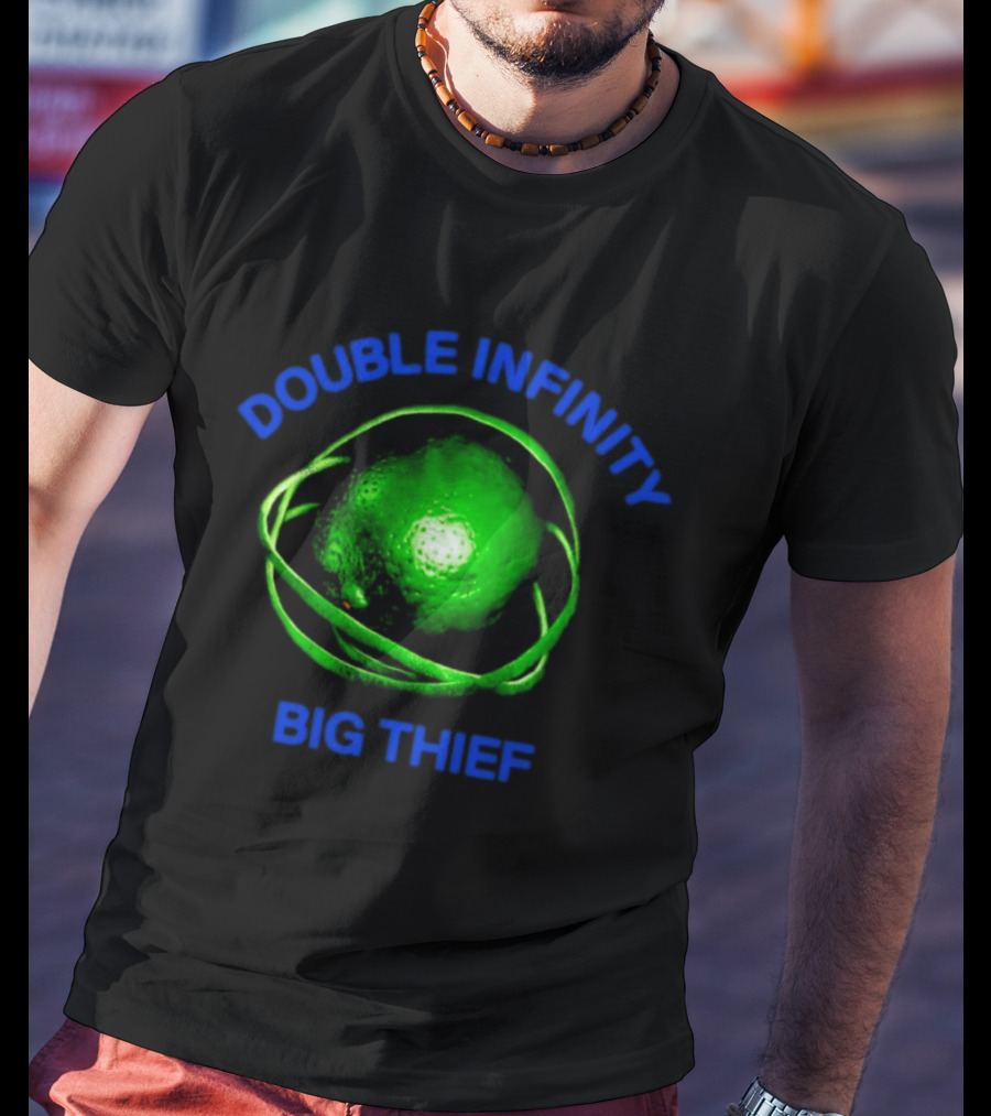 Double Infinity Big Thief Green Planet Sphere T-Shirt
