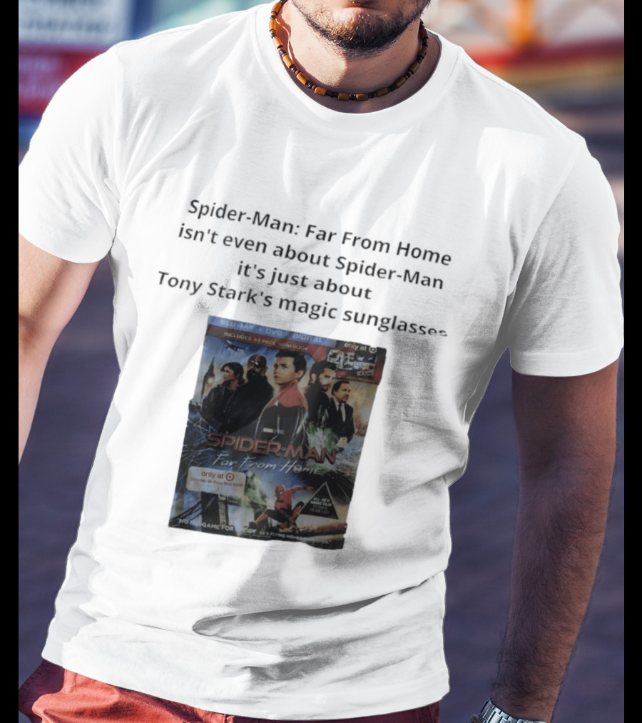 Spider Man Far From Home Magic Sunglasses Includes 48 Page Mini Book T-Shirt