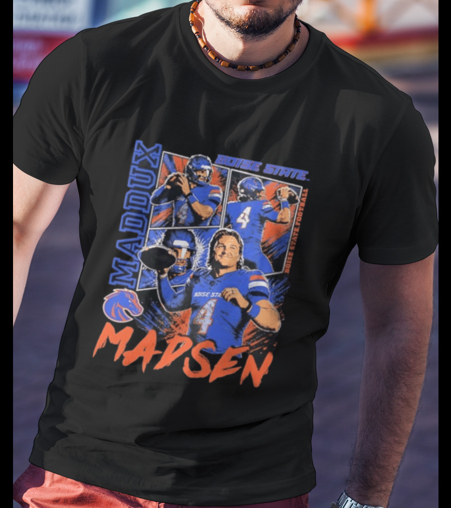 Maddux Madsen Boise State Broncos Football 2026 Big Ten Media Days T-Shirt
